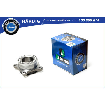 Ступица с подшип. в сборе MITSUBISHI Pajero Sport II (08-) (перед.) [с ABS] (HBK4954) B-RING H?RDIG