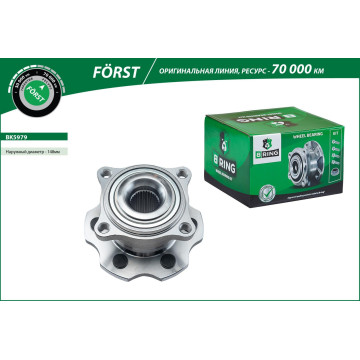 Ступица с подшип. в сборе NISSAN Pathfinder (05-) (задн.) [d=148] (BK5979) B-RING F?RST