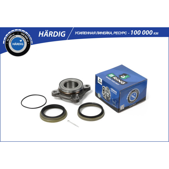 Ступица с подшип. в сборе TOYOTA Land Cruiser (03-) (перед.) [с ABS] (HBK8986) B-RING H?RDIG
