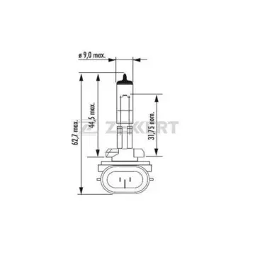 Лампа H27W/2 12V 27W PGJ13