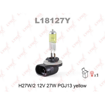 Лампа галогенная H27 12V 27W PGJ13 (881) YELLOW
