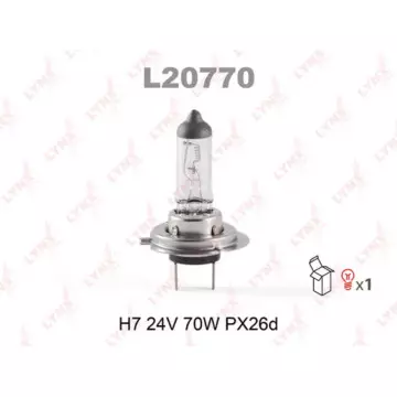 Лампа галогенная H7 24V 70W PX26D