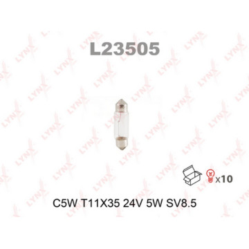 Лампа накаливания C5W T11X35 24V 5W SV8.5(в упак. 10 шт.)
