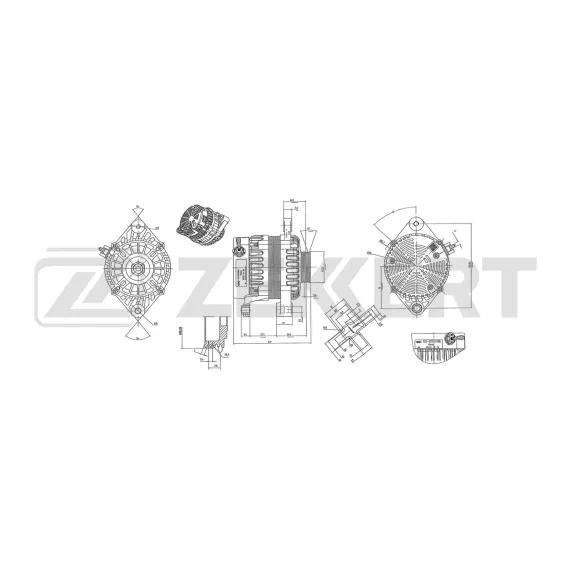 Генератор Chery IndiS (S18D) 10-