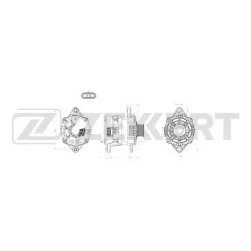 Генератор Chevrolet Lacetti (J200) 02- Aveo (T200 T250 T255) 03- Daewoo Nubira (J100 J200) 97-