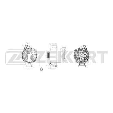 Генератор Ford Focus III 10- Mondeo IV 07- Fiesta VI 08- C-MAX II 10- Grand C-MAX 10-
