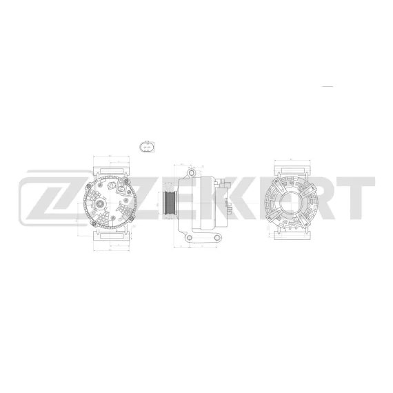 Генератор Ford Transit VI 11- Tourneo Custom 11- Peugeot Boxer (250) 11- Citroen Jumper (250 290