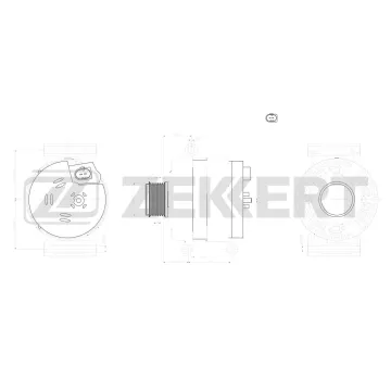 Генератор Ford Transit VII 06- Land Rover Defender 110 90 06-