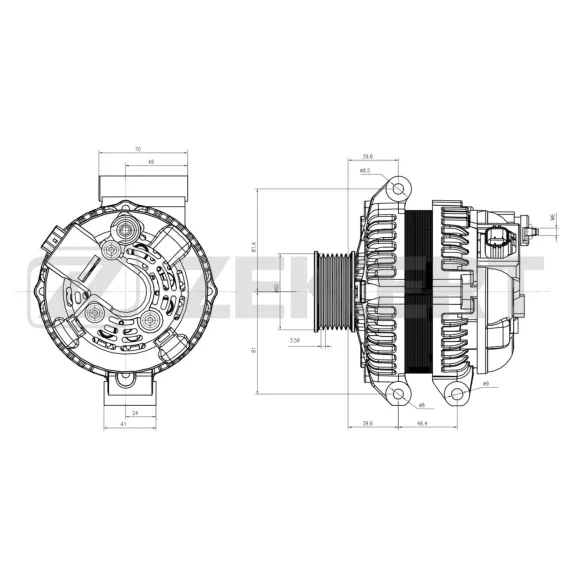 Генератор Honda Accord VI VII 03- Civic VIII 06- CR-V III 06-