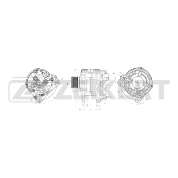 Генератор VW Polo III IV 00- Golf IV 97- Ford Galaxy 99- Audi A4 95- A3 98- TT 98-