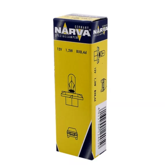 Лампа BAX 12V 1.2W BX8 4d black NVA CP
