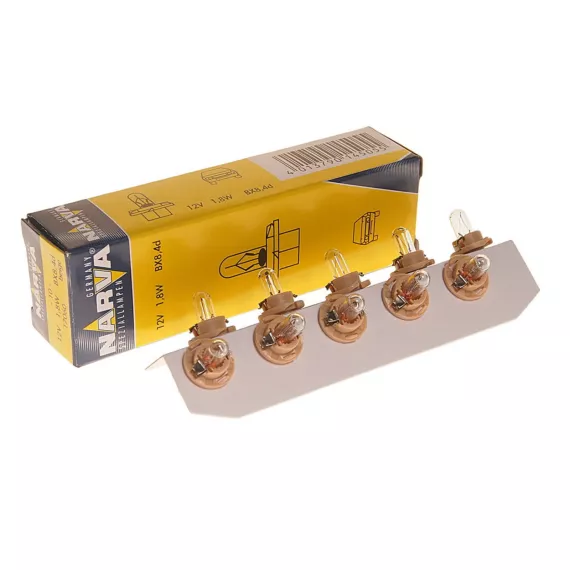 Лампа BAX 12V 1.8W BX8 4d beigeNVA CP