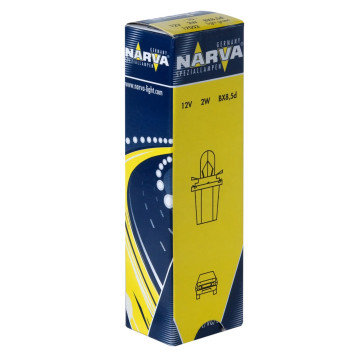 Лампа BAX 12V 2W B8 5d green NVA CP