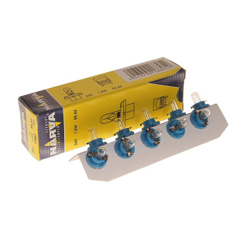Лампа BAX 24V 1.8W B8 4d blue NVA CP