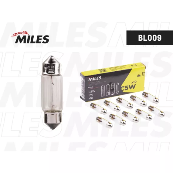 Лампа C5W 12V 5W SV8 5-8 T11x35