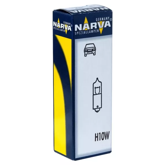 Лампа H10W 12V 10W BA9s NVA CP