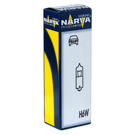 Лампа H6W 12V 6W BAX9s NVA CP