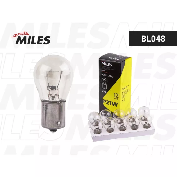 Лампа P21W 12V 21W BA15s