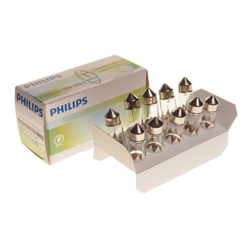 Лампа Philips Festoon T10 5X30 LLECO 10WSV8 5