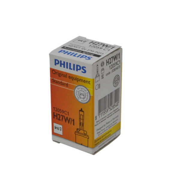 Лампа Philips H27W/1 12V 27W PG13