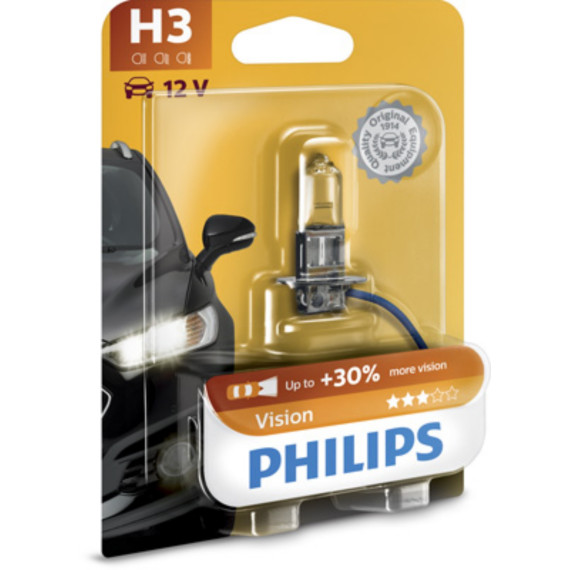Лампа Philips H3 12V 55W PK22S PREMIUM