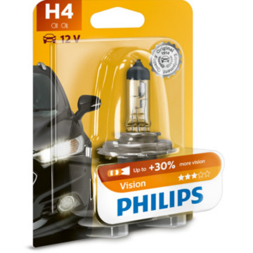 Лампа Philips H4 12V 60/55W P43t PREMIUM