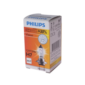 Лампа Philips H7 12V 55W PX26d Vision +30%