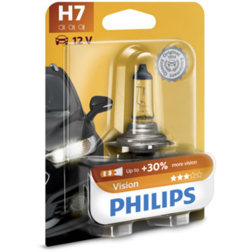 Лампа Philips H7 12V 55W PX26d Vision +30%