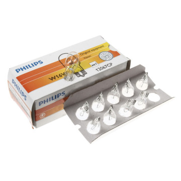 Лампа Philips W16W 12V 16W W2 1X9 5D