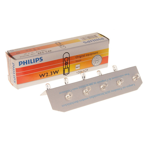 Лампа Philips W2 3W 12V 2 3W W2X4 6D