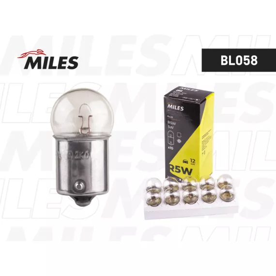 Лампа R5W 12V 5W BA15s
