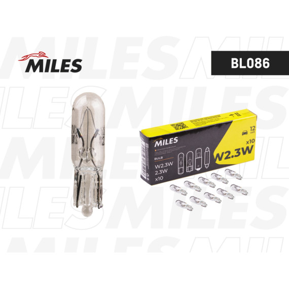 Лампа W2 3W 12V 2 3W W2X4 6d