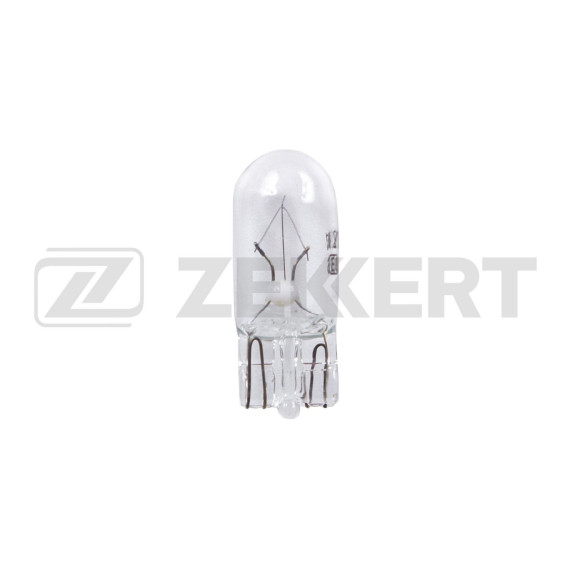 Лампа W3W (T10) 12V 3W W2.1X9.5d (в упак. 10 шт.)