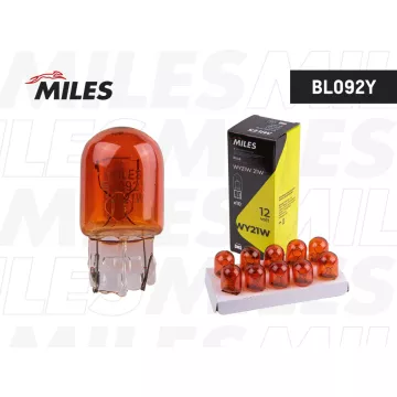 Лампа WY21W 12V 21W W3x16d AMBER