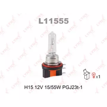 Лампа галогенная H15 12V 15 / 55W PGJ23t-1 / AUDI A3(8V) 12> / A5 07> / A6(4F / G) 05> / Q7 06> FIA