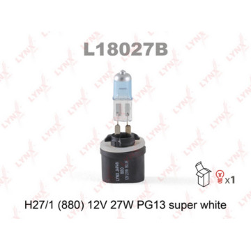 Лампа галогенная H27 12V 27W PG13 (880) SUPER WHITE