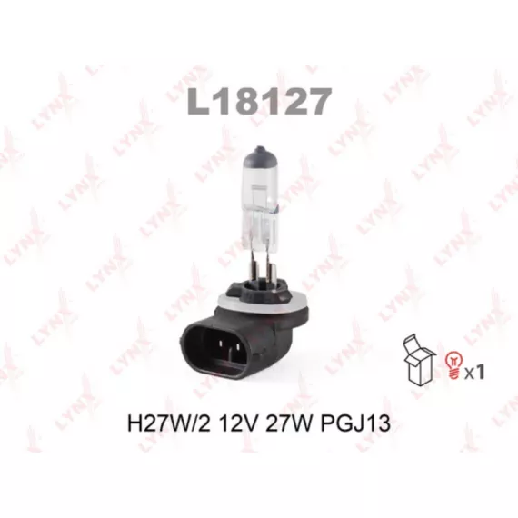 Лампа галогенная H27 12V 27W PGJ13 (881)