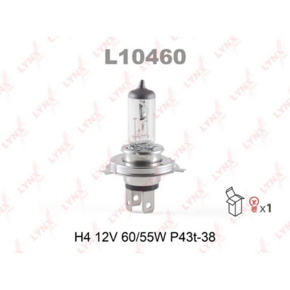Лампа галогенная H4 12V 60/55W P43T-38