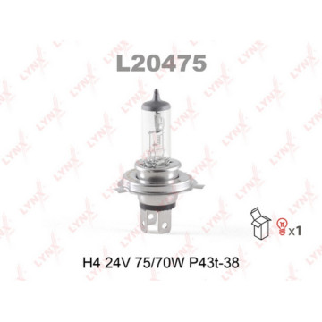 Лампа галогенная H4 24V 75/70W P43T-38