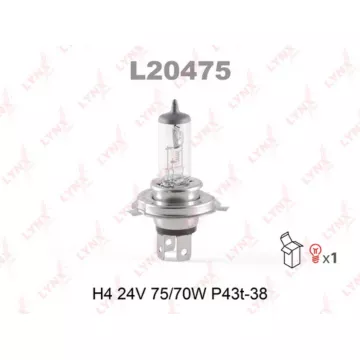 Лампа галогенная H4 24V 75/70W P43T-38