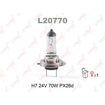 Лампа галогенная H7 24V 70W PX26D