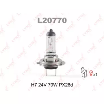 Лампа галогенная H7 24V 70W PX26D