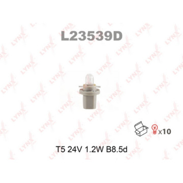 Лампа накаливания T5 24V 1.2W B8.5d(в упак. 10 шт.)