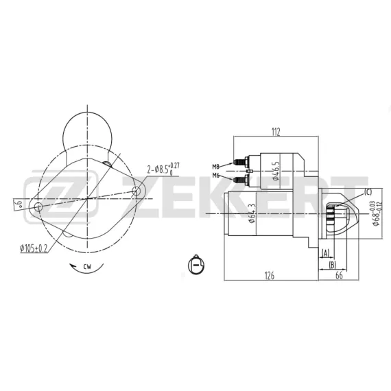 Стартер Chevrolet Cobalt I II 04-
