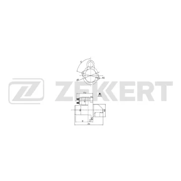 Стартер Chevrolet Cruze (J300) 09- Lacetti (J200) 05- Opel F G H J 91- Corsa A B 82-