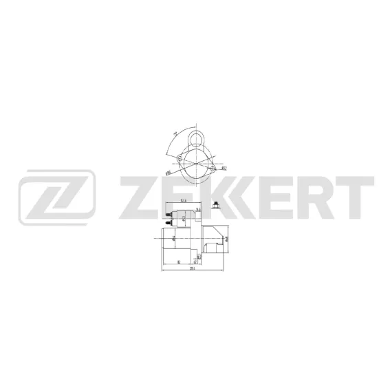 Стартер Chevrolet Cruze (J300) 09- Lacetti (J200) 05- Opel F G H J 91- Corsa A B 82-