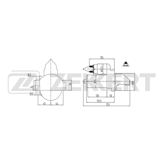 Стартер Ford Transit VII 11-