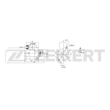 Стартер Hyundai Santa Fe 01- Sonata IV 98- Kia Sportage II 04-