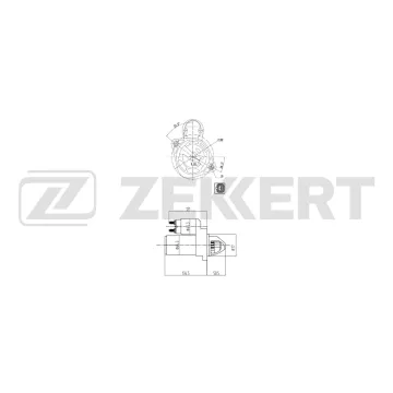 Стартер Hyundai Solaris IV 10- Elantra V 11- Veloster 11- i30 08- Kia Rio III 11- Soul 09-