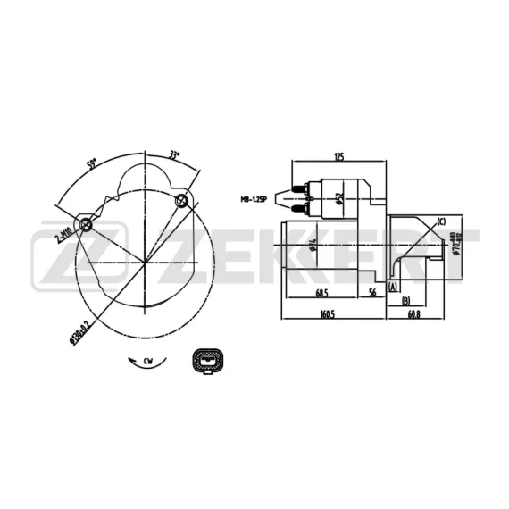 Стартер Infinity QX70 50 13- FX 50 08-